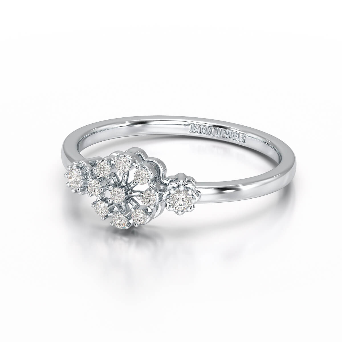 0.13 CT Round Lab Grown Diamond Ring