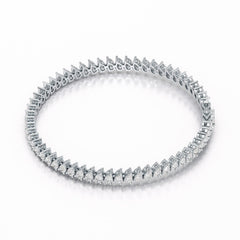 8.85 CT Pear Lab Grown Diamond Tennis Bracelet