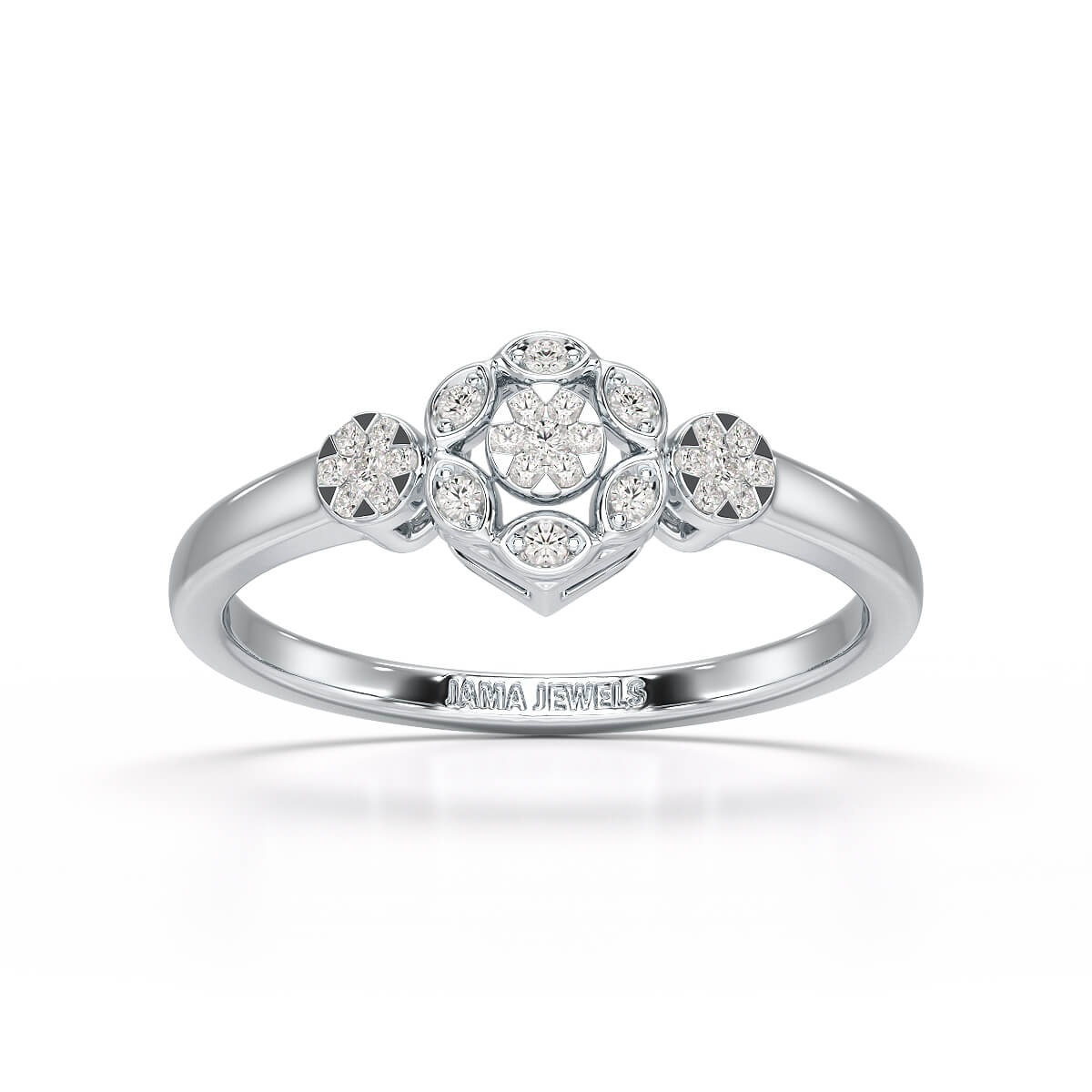 0.15 CT Round Cut Lab Grown Diamond Ring