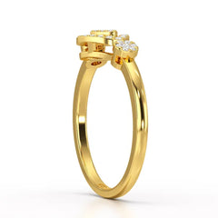 0.19 CT Simple Lab Grown Diamond Ring