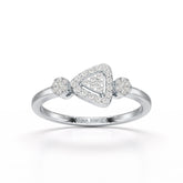 0.19 CT Simple Lab Grown Diamond Ring