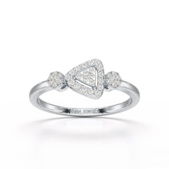 0.19 CT Simple Lab Grown Diamond Ring