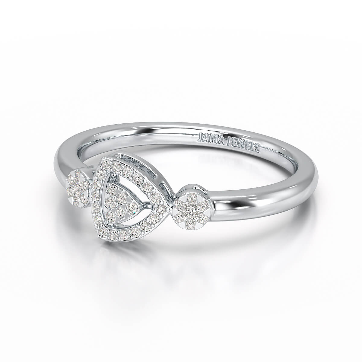 Round Cut 0.19 CT Lab Grown Diamond Ring