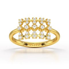 0.27 CT Round Shape Lab Grown Diamond Wedding Ring - Jama Jewels