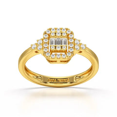 0.46 CT Baguette Lab Diamond Ring