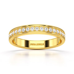 0.46 CT Lab diamond Wedding Band