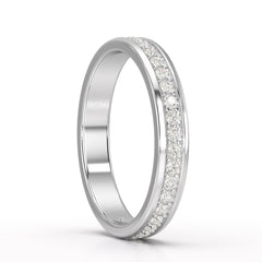 0.46 CT Lab diamond Wedding Band