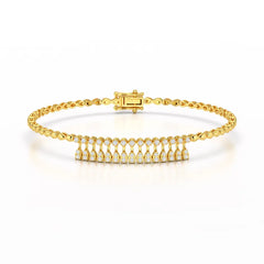 0.49 CT Lab Diamond Dangle Bracelet