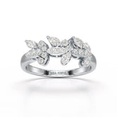 0.51 CT Marquise Cut Lab Diamond Ring