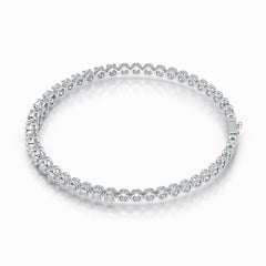 2.94 CT Round Cut Lab Diamond Tennis Bracelet