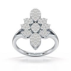 Lab Grown Diamond 0.57 CT Engagement Ring