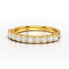 0.8 CT Classic Round Lab Diamonds Engagement Ring - Jama Jewels