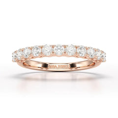 0.8 CT Classic Round Lab Diamonds Engagement Ring - Jama Jewels
