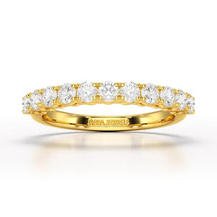 0.8 CT Classic Round Lab Diamonds Engagement Ring - Jama Jewels