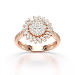 0.97 CT Taper Lab Diamond Ring