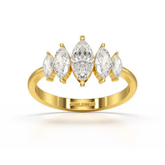 0.98 CT Marquise Lab Diamond Ring
