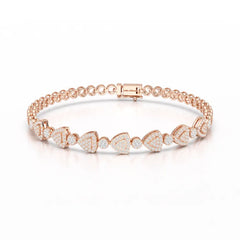 1.09 CT Diamond Lab Created Classic Women's Bracelet