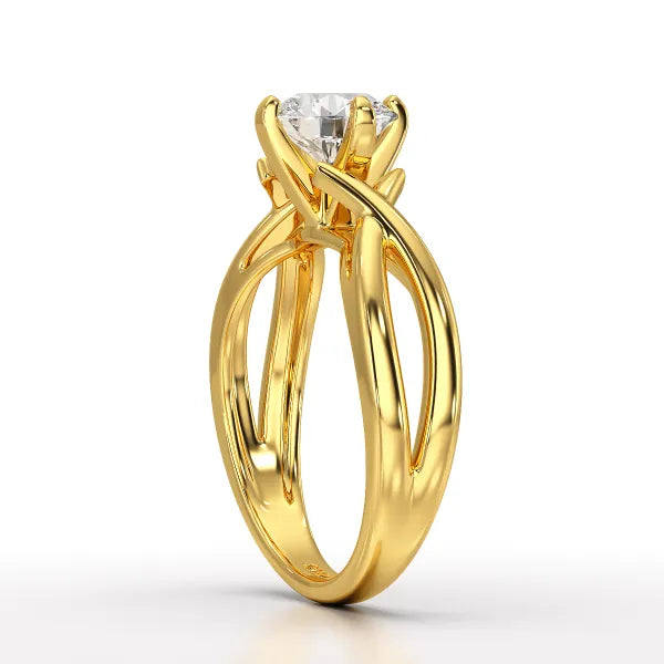 1.09 CT Solitaire Lab Diamond Engagement Ring - Jama Jewels