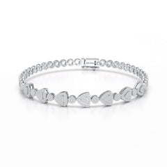 1.09 CT Diamond Lab Created Classic Women's Bracelet