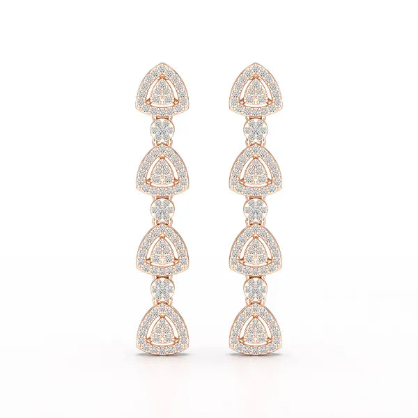 1.11 CT Lab Diamond Drop & Dangle Earring