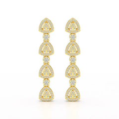 1.11 CT Lab Diamond Drop & Dangle Earring