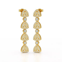 1.11 CT Lab Diamond Drop & Dangle Earring