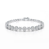 1.26 CT Lab Diamond Flower Shape Bracelet