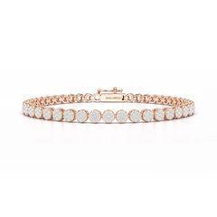 1.29 CT 18KT Lab Diamond Tennis Bracelet