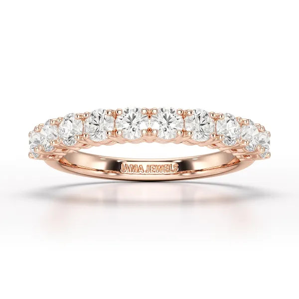 1.2 CT Round Lab Diamonds Engagement Ring - Jama Jewels