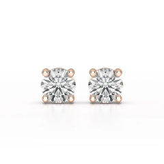 1.38 CT Single Diamond Stud Earrings - Jama Jewels