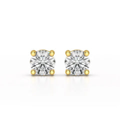 1.38 CT Single Diamond Stud Earrings - Jama Jewels