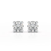 1.38 CT Single Diamond Stud Earrings - Jama Jewels