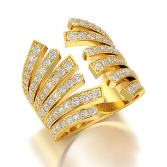 1.58 CT Multi Layer Lab Diamond Ring