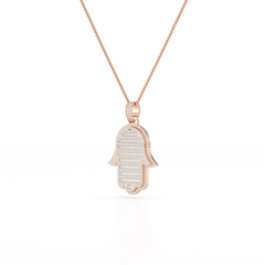 1.5 CT Baguette Straight Cut Lab Diamond Pendant
