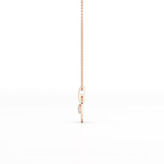 1.6 CT Lab Diamond Round Cut Chain Pendant