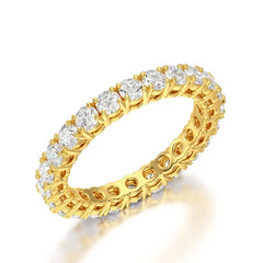 1.75 CT Full Classic Round Lab Diamonds Engagement Ring - Jama Jewels