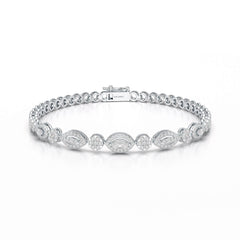 1.7 CT Marquise Cut Diamond Classic Bracelet