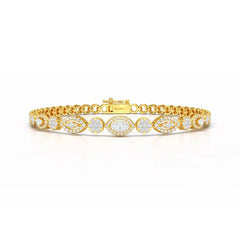 1.7 CT Marquise Cut Diamond Classic Bracelet