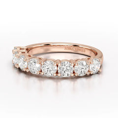 1.84 CT Round Cut Lab Diamonds White Engagement Ring - Jama Jewels