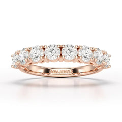 1.84 CT Round Cut Lab Diamonds White Engagement Ring - Jama Jewels