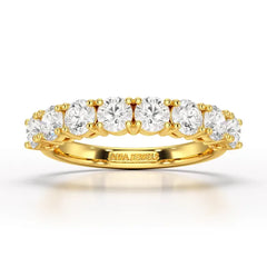 1.84 CT Round Cut Lab Diamonds White Engagement Ring - Jama Jewels