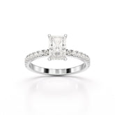 1.88 CT Radiant Cut Lab Diamond Ring