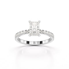 1.88 CT Radiant Cut Lab Diamond Ring