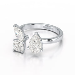 1.8 CT Lab Diamond Multi Shape Ring