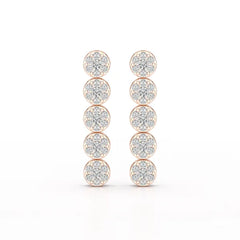 1.92 CT Diamond Designed Wedding Earrings - Jama Jewels
