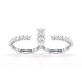 1.98 CT Lab Diamond Pear Cut Ring