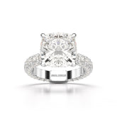 11.4 CT Lab Diamond Cushion Cut Ring
