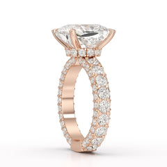 11.4 CT Lab Diamond Cushion Cut Ring