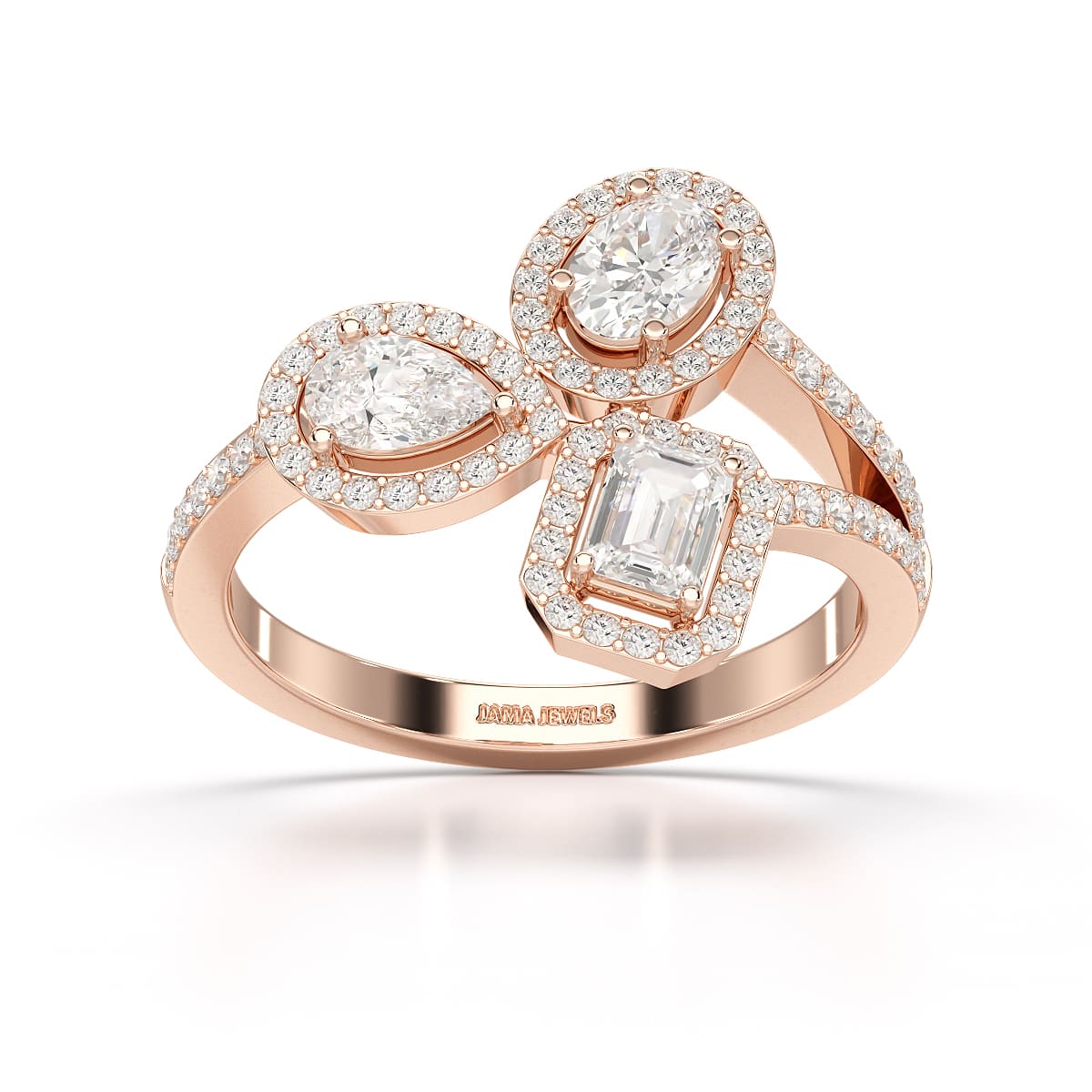 2.23 CT Lab Diamond Halo Ring