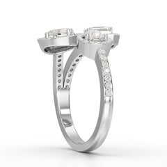2.23 CT Lab Diamond Halo Ring